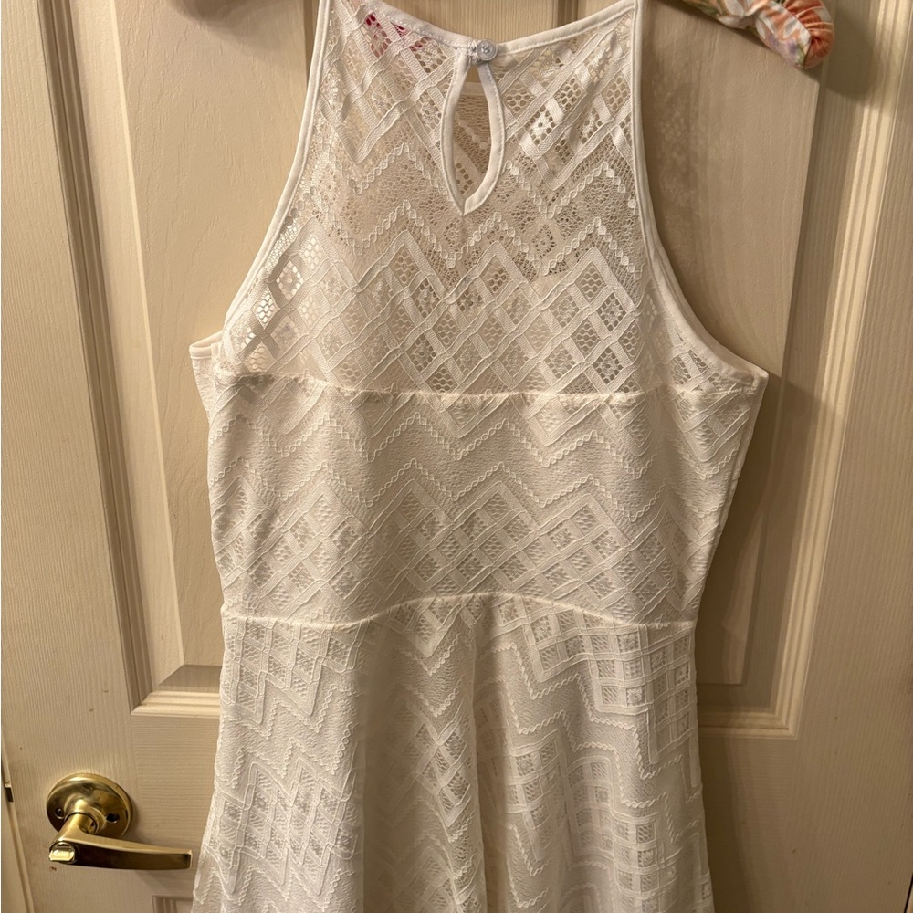 Candie's Cream Halter Sundress for Wedding, or summer fun